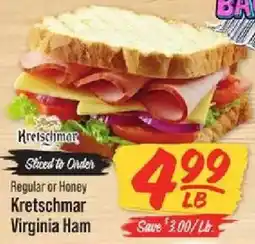 IGA Kretschmar Virginia Ham offer