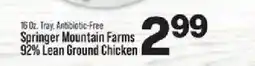 IGA Springer mountain farms 92% lean ground chicken offer