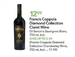 Publix Francis Coppola Diamond Collection Claret Wine offer