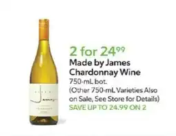 Publix James Chardonnay Wine offer