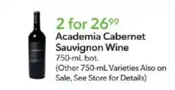 Publix Academia Cabernet Sauvignon Wine offer