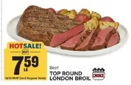 Food Lion Beef Top Round London Broil offer