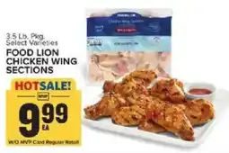 Food Lion Food Lion chicken wing sections offer