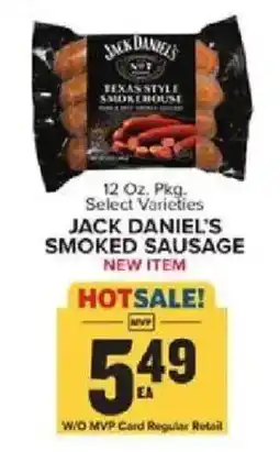 Food Lion Jack Daniel's smoked sausage offer