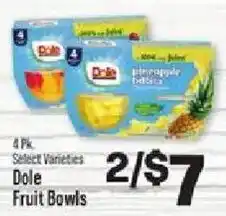 IGA Dole Fruit Bowls offer