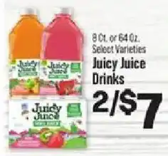 IGA Juicy Juice Drinks offer
