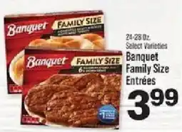 IGA Banquet family size entrées offer