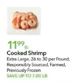 Publix Cooked Shrimp offer