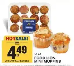 Food Lion Food Lion mini muffins offer