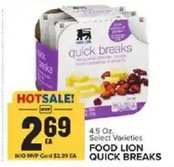Food Lion Food Lion quick breaks offer