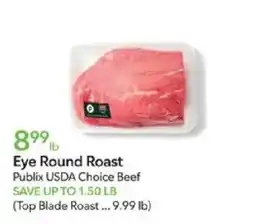 Publix Publix Eye Round Roast offer