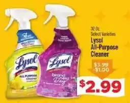 IGA Lysol all-purpose cleaner offer