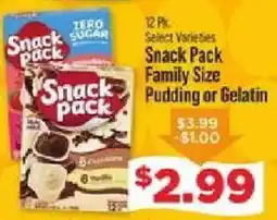 IGA Snack Pack pudding or gelatin offer