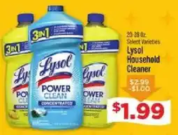 IGA Lysol household cleaner offer