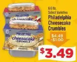 IGA Philadelphia Cheesecake Crumbles offer