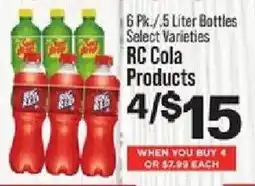 IGA Rc Cola Products offer