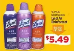 IGA Lysol air disinfectant offer