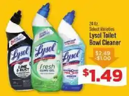 IGA Lysol Toilet Bowl Cleaner offer