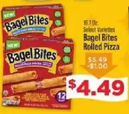 IGA Bagel Bites Rolled Pizza offer