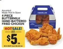 Food Lion Food Lion 4 Piece Buttermilk Hand Battered Fried Chicken offer