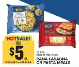 Food Lion Rana lasagna or pasta meals offer