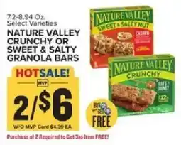 Food Lion Nature Valley crunchy or sweet & salty granola bars offer
