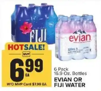 Food Lion Evian or Fiji Water offer