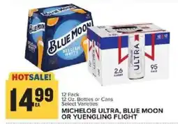 Food Lion Michelob Ultra, Blue Moon or Yuengling Flight offer
