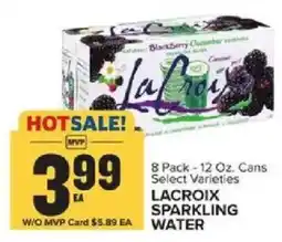 Food Lion Lacroix sparkling water offer