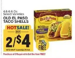 Food Lion Old El Paso taco shells offer