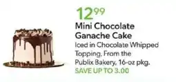 Publix Publix Bakery Mini Chocolate Ganache Cake offer