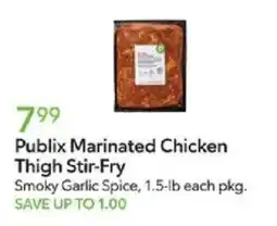 Publix Publix Marinated Chicken Thigh Stir-Fry offer