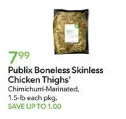 Publix Publix Boneless Skinless Chicken Thighs offer