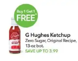 Publix G Hughes Ketchup offer