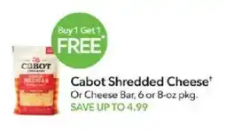 Publix Cabot Shredded Cheese offer