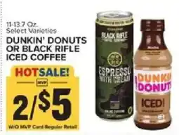 Food Lion Dunkin Donuts or Black Rifle Iced Coffee offer