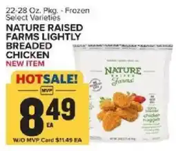 Food Lion Nature Farms lightly breaded chicken offer