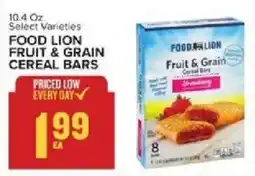 Food Lion Food Lion Fruit & Grain Cereal Bars offer
