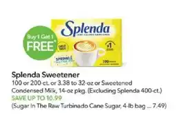 Publix Splenda Sweetener offer