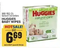 Food Lion Huggies baby wipes offer