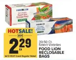 Food Lion Food Lion reclosable bags offer