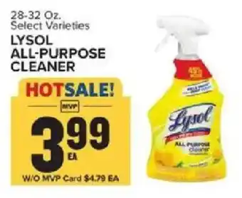 Food Lion Lysol all-purpose cleaner offer