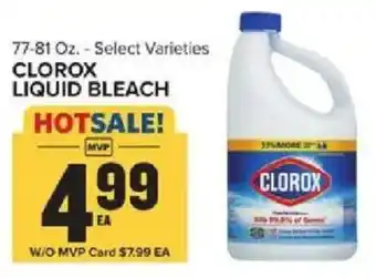 Food Lion Clorox liquid bleach offer