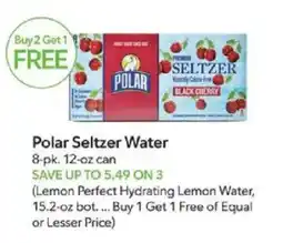 Publix Polar Seltzer Water offer