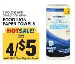 Food Lion Food Lion paper towels offer