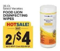 Food Lion Food Lion disinfecting wipes offer