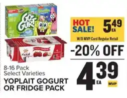 Food Lion Yoplait Gogurt or Fridge Pack offer