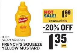 Food Lion French's squeeze yellow mustard offer