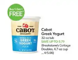 Publix Cabot Greek Yogurt offer
