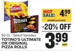 Food Lion Totino's ultimate or original pizza rolls offer